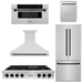 ZLINE Kitchen Appliance Packages ZLINE Autograph Matte Black Package - 48" Rangetop, 48" Range Hood, Dishwasher, Built-In Refrigerator, Microwave Drawer