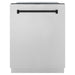 ZLINE Autograph Package - 30 In. Dual Fuel Range, Range Hood, Dishwasher, Refrigerator with Water and Ice Dispenser with Matte Black Accents, 4AKPR-RARHDWM30-MB