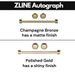 ZLINE Kitchen Appliance Packages ZLINE Autograph Package - 30 In. Gas Range, Range Hood in Stainless Steel with Champagne Bronze Accents, 2AKP-RGRH30-CB