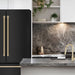 ZLINE Kitchen Appliance Packages ZLINE Autograph Package - 30 In. Gas Range, Range Hood, Refrigerator, and Dishwasher in Black Stainless Steel with Champagne Bronze Accents, 4AKPR-RGBRHDWV30-CB