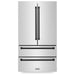 ZLINE Kitchen Appliance Packages ZLINE Autograph Package - 48 In. Dual Fuel Range, Range Hood, Refrigerator, and Dishwasher in Stainless Steel with Matte Black Accents, 4KAPR-RARHDWM48-MB