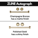 ZLINE Dishwashers ZLINE Autograph Series 24 inch Tall Dishwasher In Black Stainless Steel with Gold Handle DWVZ-BS-24-G