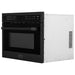 ZLINE Black Stainless Steel 24 in. Built-in Convection Microwave Oven and 30 in. Single Wall Oven with Self Clean Kitchen Appliance Package 2KP-MW24-AWS30BS