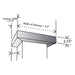 ZLINE Crown Molding #2 for Wall Range Hood (CM2-KB/KL2/KL3)