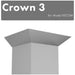 ZLINE Range Hood Accessories ZLINE Crown Molding #3 for Wall Range Hood (CM3-KECOM)