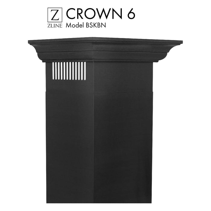 ZLINE Crown Molding #6 for Wall Range Hood (CM6-BSKBN)