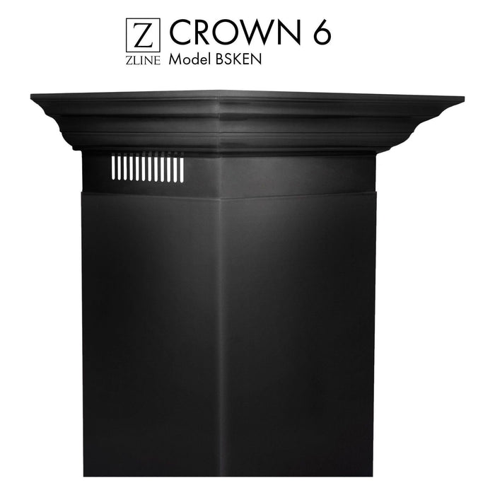 ZLINE Crown Molding #6 for Wall Range Hood (CM6-BSKEN)