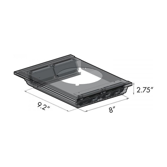 ZLINE Crown Molding with Built-in CrownSound® Bluetooth Speakers (CM6-BT-KB)