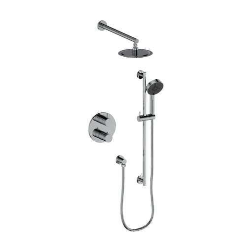 ZLINE Emerald Bay Thermostatic Shower System in Chrome EMBY-SHS-T2-CH