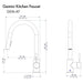 ZLINE Gemini Kitchen Faucet, GEM-KF-CH