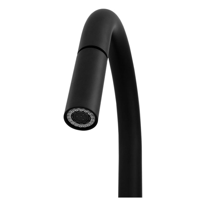 ZLINE Gemini Touchless Kitchen Faucet in Matte Black, GEM-KFS-MB