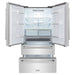 ZLINE Kitchen and Bath 36" Range, Range Hood, Microwave, Dishwasher & Refrigerator Appliance Package, 5KPR-RARH36-MWDWV