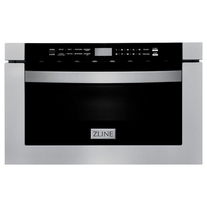 ZLINE Kitchen Appliance Packages ZLINE Kitchen and Bath 36" Range, Range Hood, Microwave, Dishwasher & Refrigerator Appliance Package, 5KPR-RARH36-MWDWV