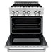 ZLINE Kitchen and Bath Appliance Bundle - 30 in. Dual Fuel Range, Range Hood, 3 Rack Dishwasher, Refrigerator, Bundle-4KPR-RARH30-DWV