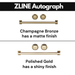 ZLINE Kitchen Appliance Packages ZLINE Kitchen and Bath Autograph Package - 36 In. Dual Fuel Range, Range Hood in Stainless Steel with Champagne Bronze Accents, 2AKP-RARH36-CB