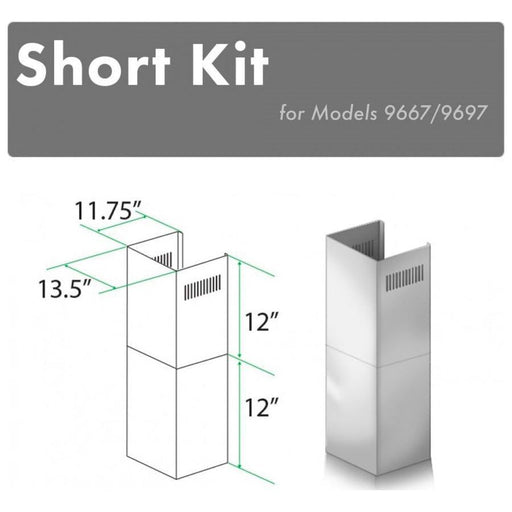 ZLINE Range Hood Accessories ZLINE Short Kit for 8ft. Ceilings (SK-9667/9697)