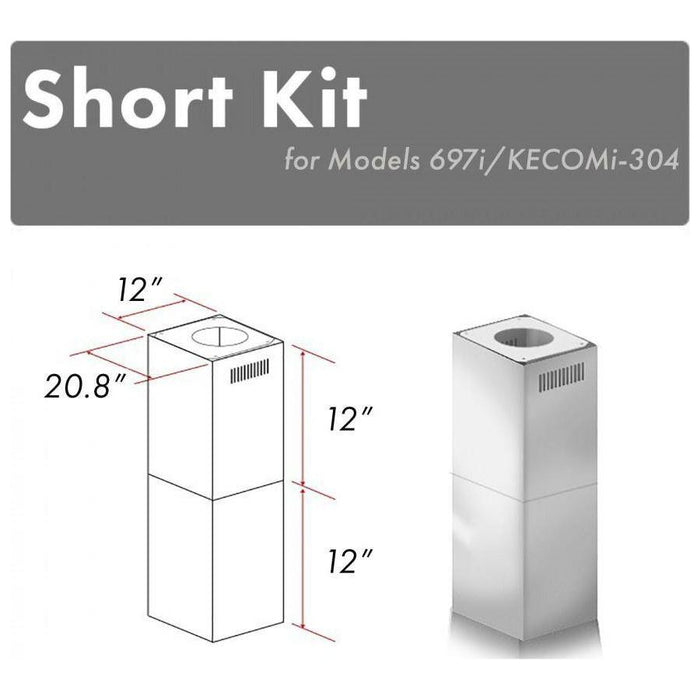 ZLINE Short Kit for Ceilings Under 8 feet, SK-697i/KECOMi-304