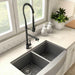 ZLINE Van Gogh Kitchen Faucet in Electric Matte Black VNG-KF-MB