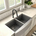 ZLINE Voltaire Kitchen Faucet in Electric Matte Black, VLT-KF-MB