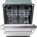 Cosmo 24" Top Control Built-In Tall Tub Dishwasher Fingerprint Resistant, Stainless Steel COS-DIS6502