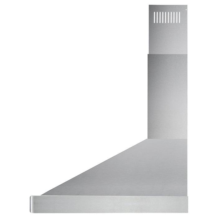 Cosmo 36''  Ductless Wall Mount Range Hood in Stainless Steel with LED Lighting and Carbon Filter Kit for Recirculating COS-63190-DL